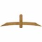 Ekena Millwork Bellingham Rough Sawn Timber Gable Bracket, Western Red Cedar, 84"W x 24"H x 6"D x 6"F, 7/12 Pitch GBW084X24X0606BEL00RWR - alternate 1